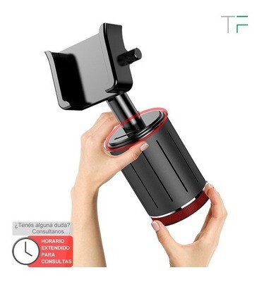 Soporte Celular Auto - Vertical - Aluminio  - Tecfinder