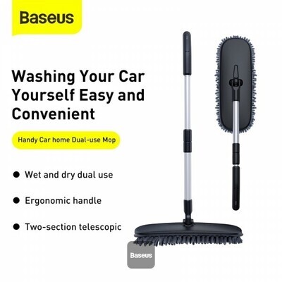 Fregona De Doble Uso Baseus Handy Car Home (negro-blanco)