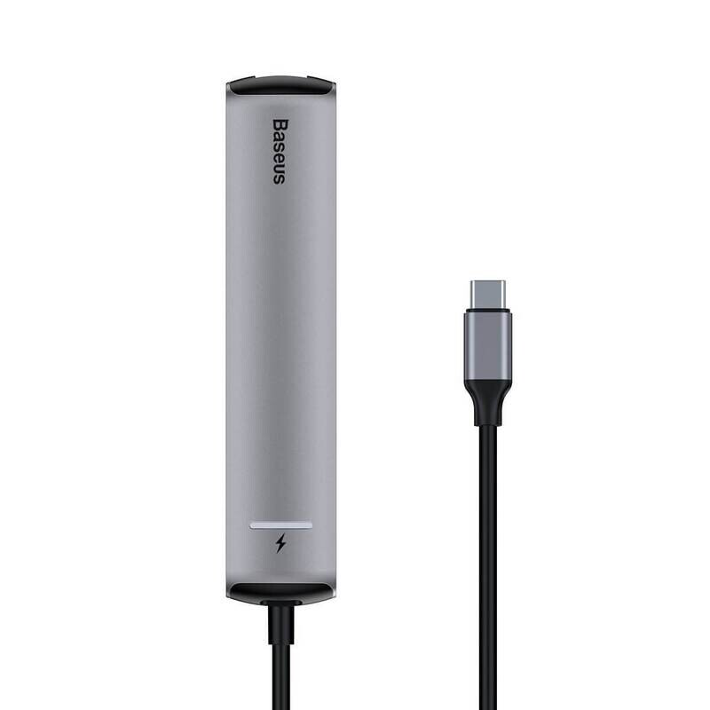 Hub Multifuncional Baseus / Usb X 3 + Rj45 + Usb C Pd + 4khd