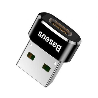 Baseus Usb Macho A Tipo-c Adaptador Convertidor Hembra 5a N