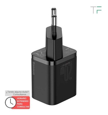 Cargador Rápido Baseus Super Si 20w Con Salida Tipo C  