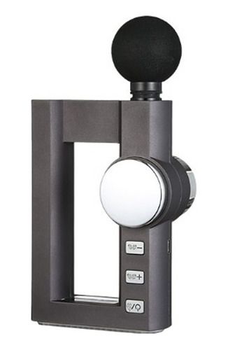 Masajeador Eléctrico Pórtatil Pistola C/ Aplicador De Calor , Color: Gris oscuro