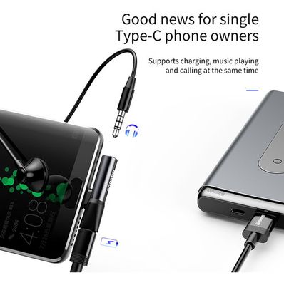 Adaptador Usb C A 3.5 Mm Y Usb C - Baseus - Alta Calidad