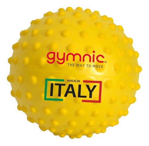 Pelota Con Pinchos Sensyball - Pilates - Calidad Premium, Color: Amarillo