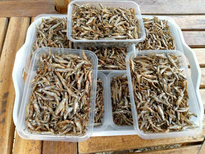Ready to eat deep fried omena @ ksh. 250