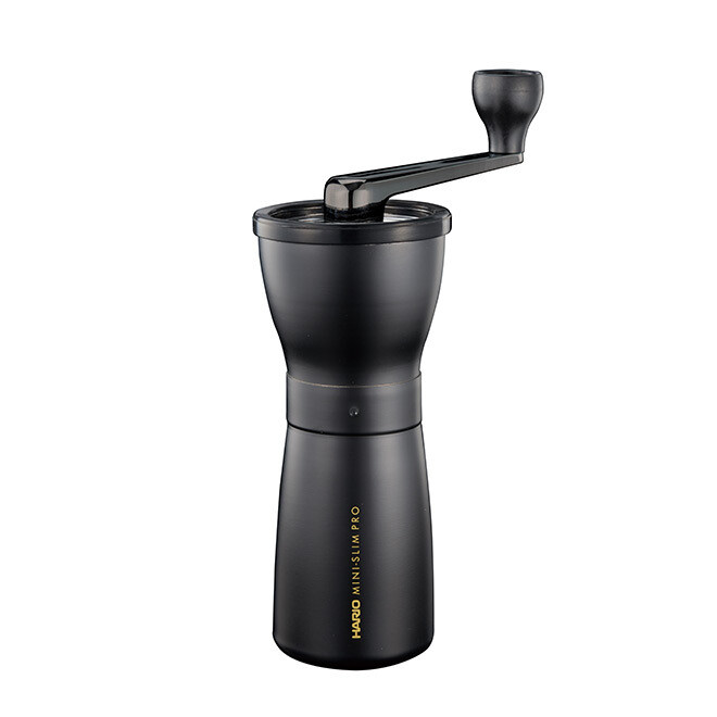 Hario Keramik Kaffeemühle Mini-Slim PRO Schwarz - Handmühle