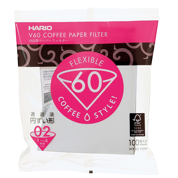Hario-Papierfilter für V60-02-Handfilter Pour Over weiß Japan Hario-Papierfilter für V60-02-Handfilter Pour Over weiß Japan