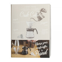 Hario V60 Starter Paket - V60+Kanne+Löffel+Filter+Deckel