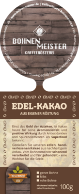 Edel-Kakao aus Costa Rica - frisch geröstet 100g