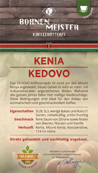 Paket Filterkaffee 5 Kaffees je 250g