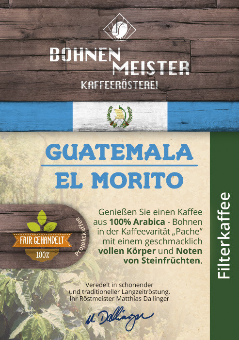 Paket Filterkaffee 5 Kaffees je 250g