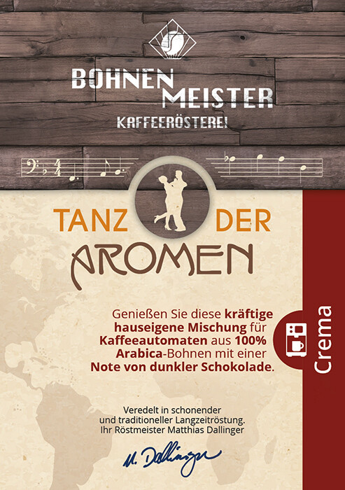 Paket Kaffee Crema 5 Kaffees je 250g