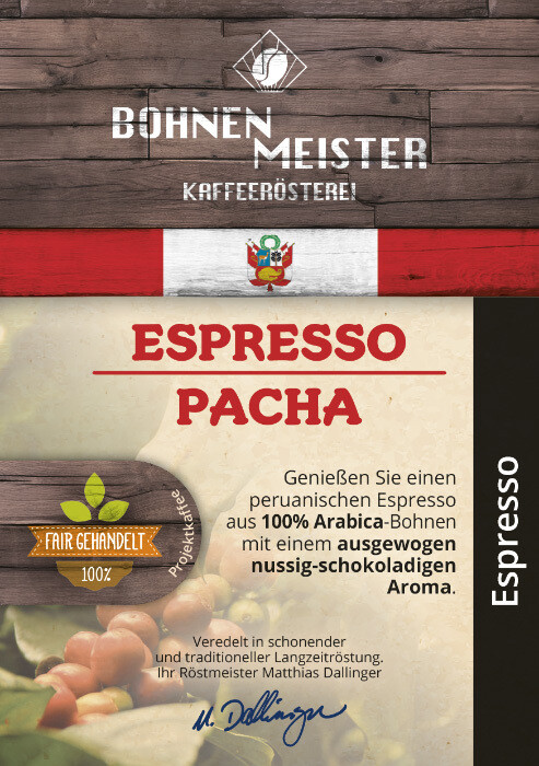 Paket Espresso 5 Kaffees je 250g