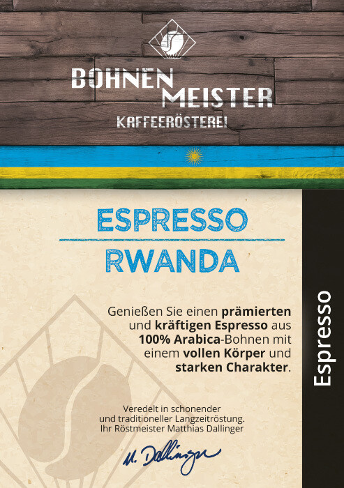 Paket Espresso 5 Kaffees je 250g