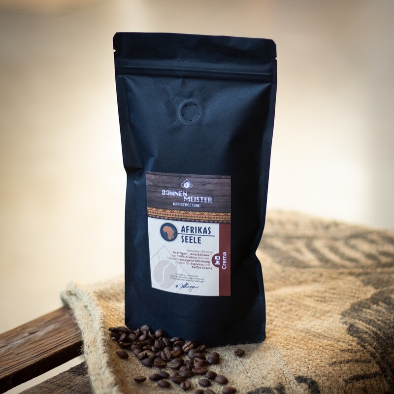 Afrikas Seele - Kaffee Crema - Der Alleskönner Afrikas Seele - Kaffee Crema - Der Alleskönner