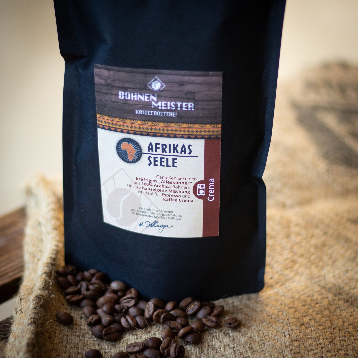 Afrikas Seele- Kaffee Crema - Der Alleskönner-