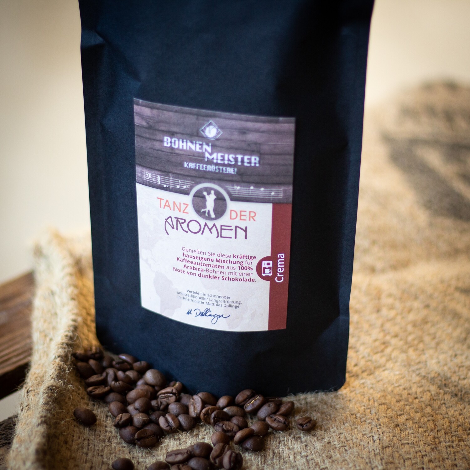 Tanz der Aromen- Kaffee Crema