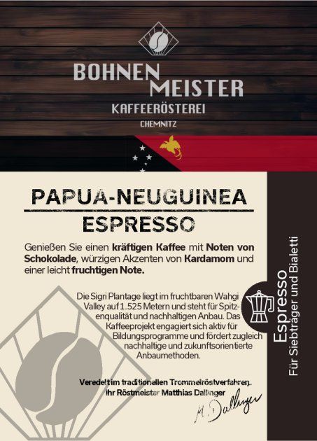 Burundi Espresso Öko