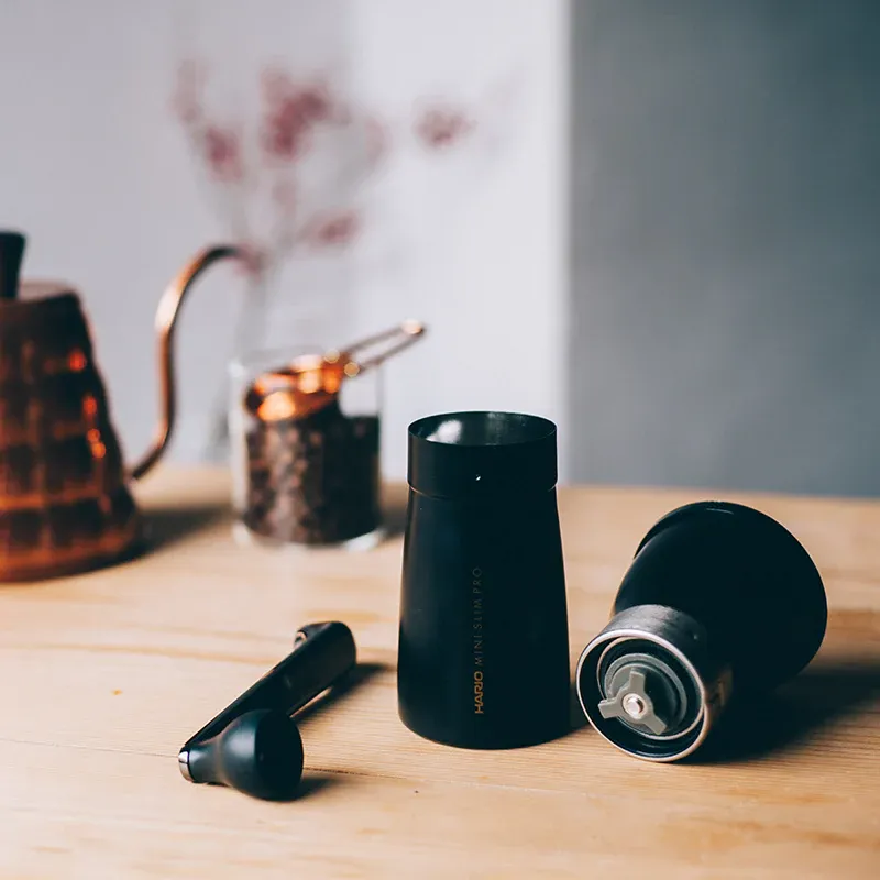 Hario Kaffeemühle Mini-Slim PRO Schwarz - Handmühle