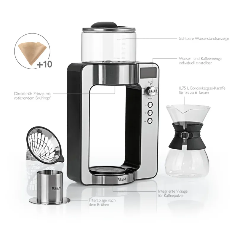 POUR OVER Automat - Kaffeemaschine mit Waage