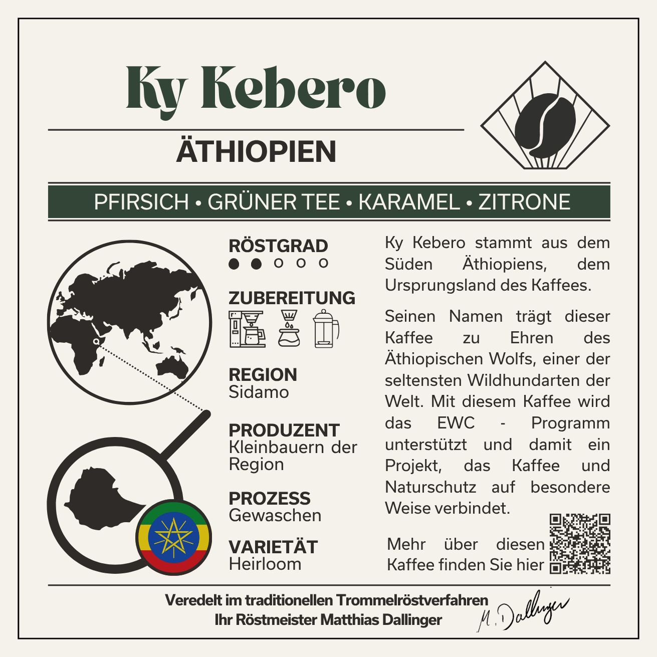 Äthiopien Ky Kebero - Filterkaffee