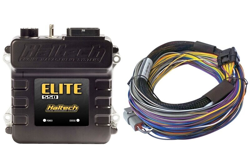 Haltech Elite 550 + mit universellen Grundkabelbaum-Kit 2,5m Haltech Elite 550 + mit universellen Grundkabelbaum-Kit 2,5m