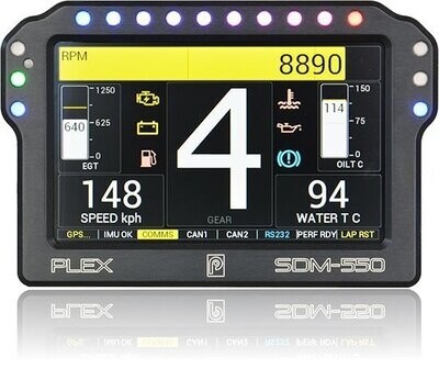 Plex Tuning SDM 550 Dashboard