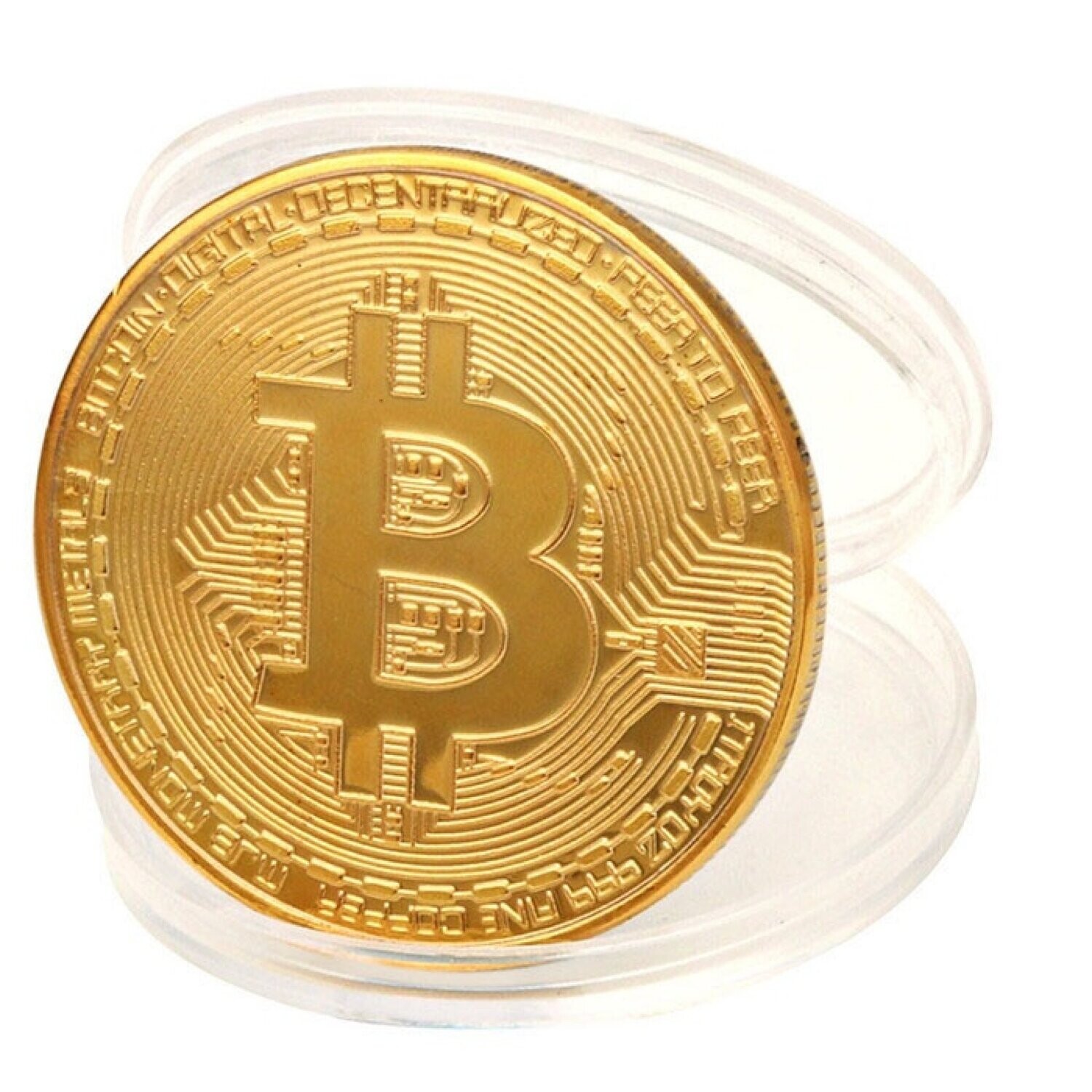 Сувенирная монета Биткоин (Bitcoin)