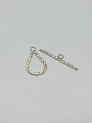1114 Sterling Silver Toggle Pear