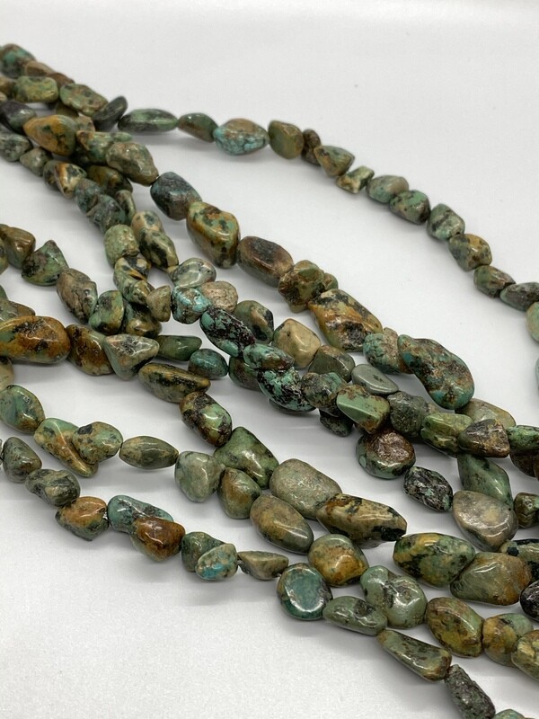 9056 Turquoise Nuggets 8-10mm