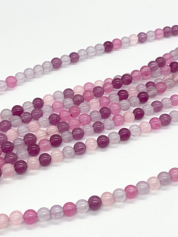 7949 Pimk Jade 6mm Round