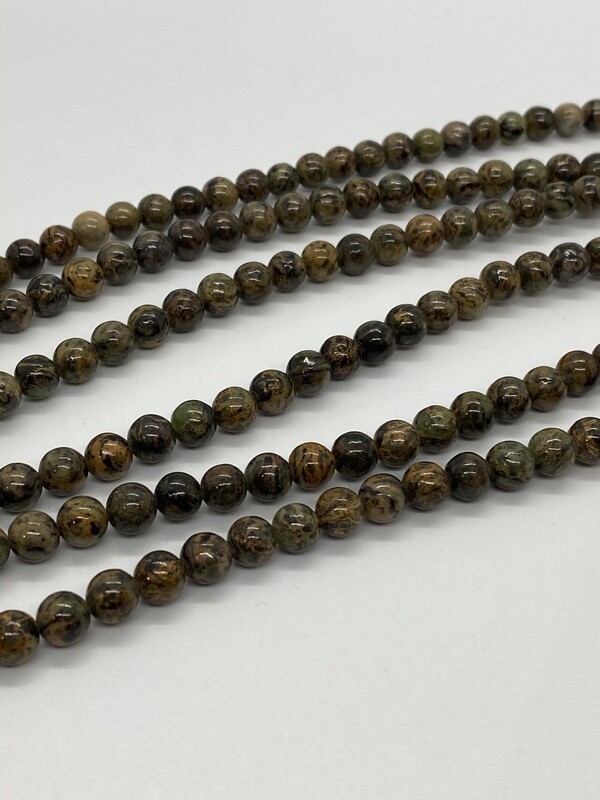 9424 Orange Dendritic Jade