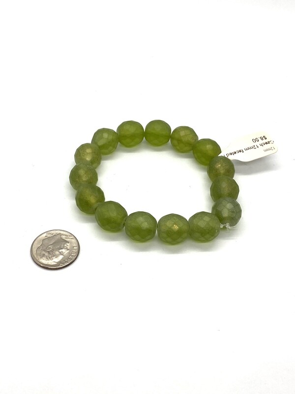 3563 Czech 12mm faceted round