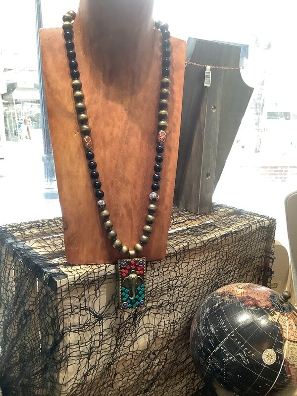 6249 Tibetan Accents Necklace 23-24â€