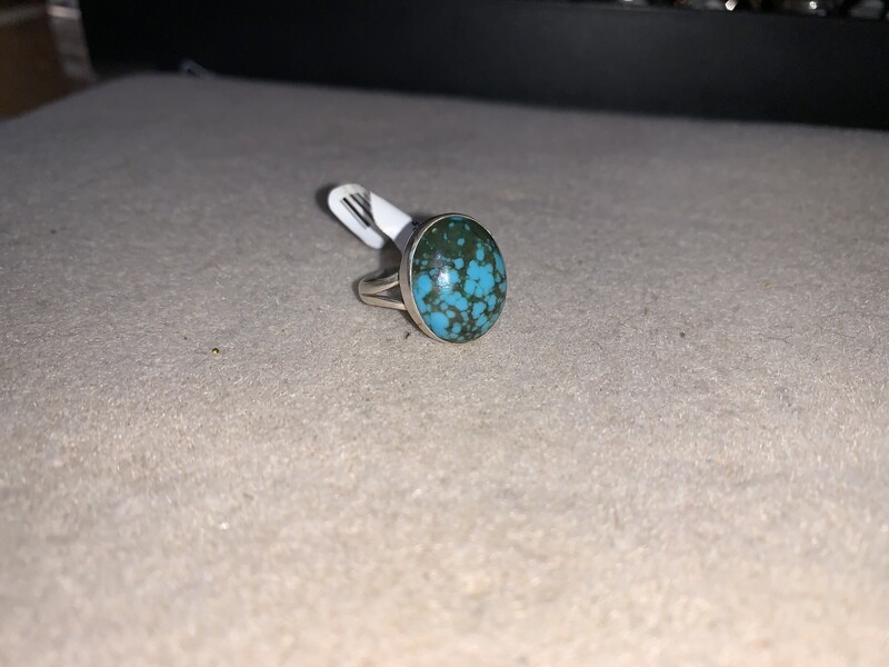9142 7 Arizona Turquoise sterling ring