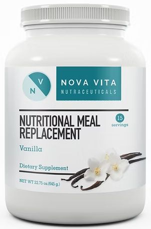 Nova Vita Vanilla Nutritional Meal Replacement Shake