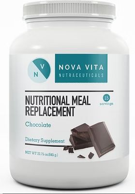 Nova Vita Chocolate Nutritional Meal Replacement