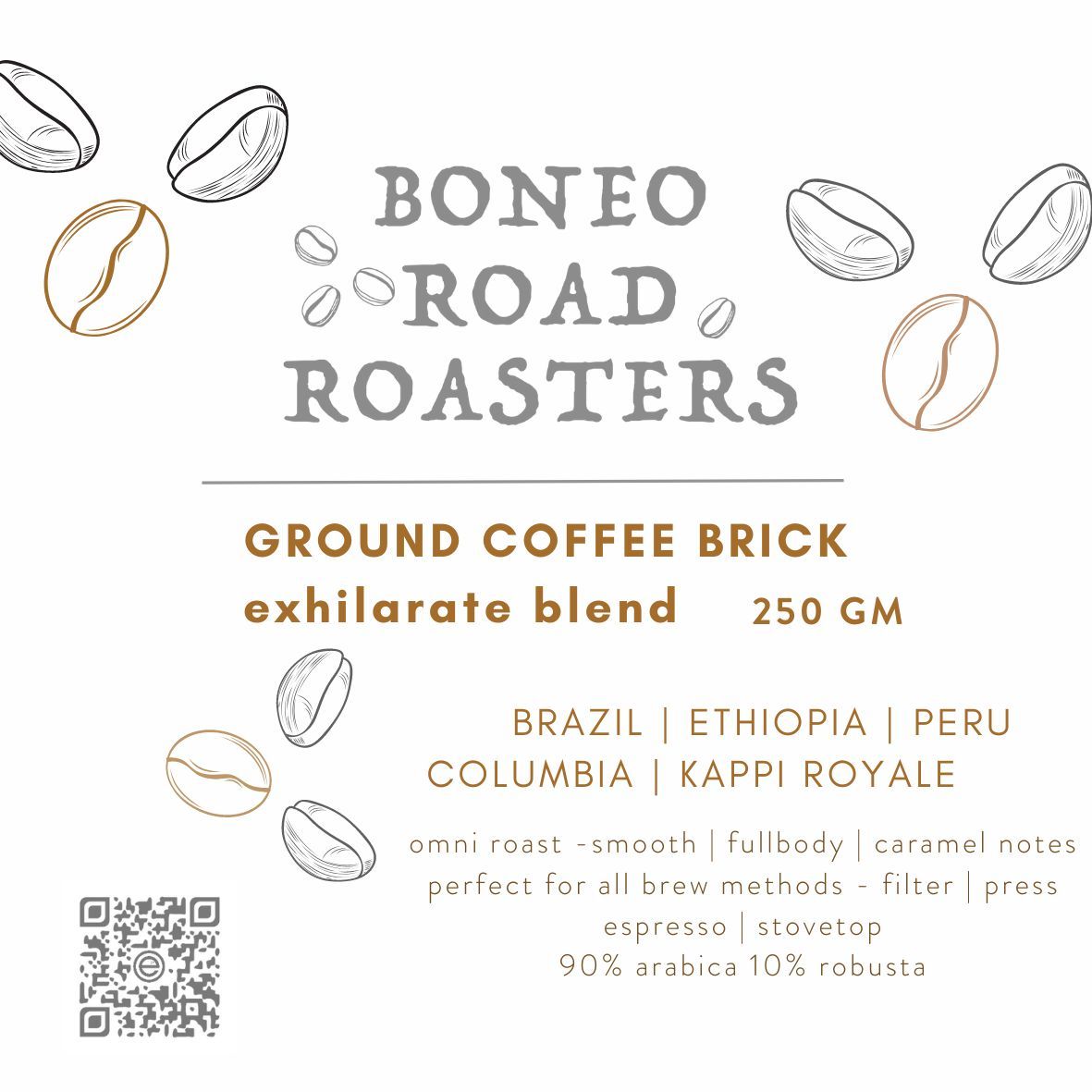 Ground Coffee from 250 gm - Boneo Road Roasters