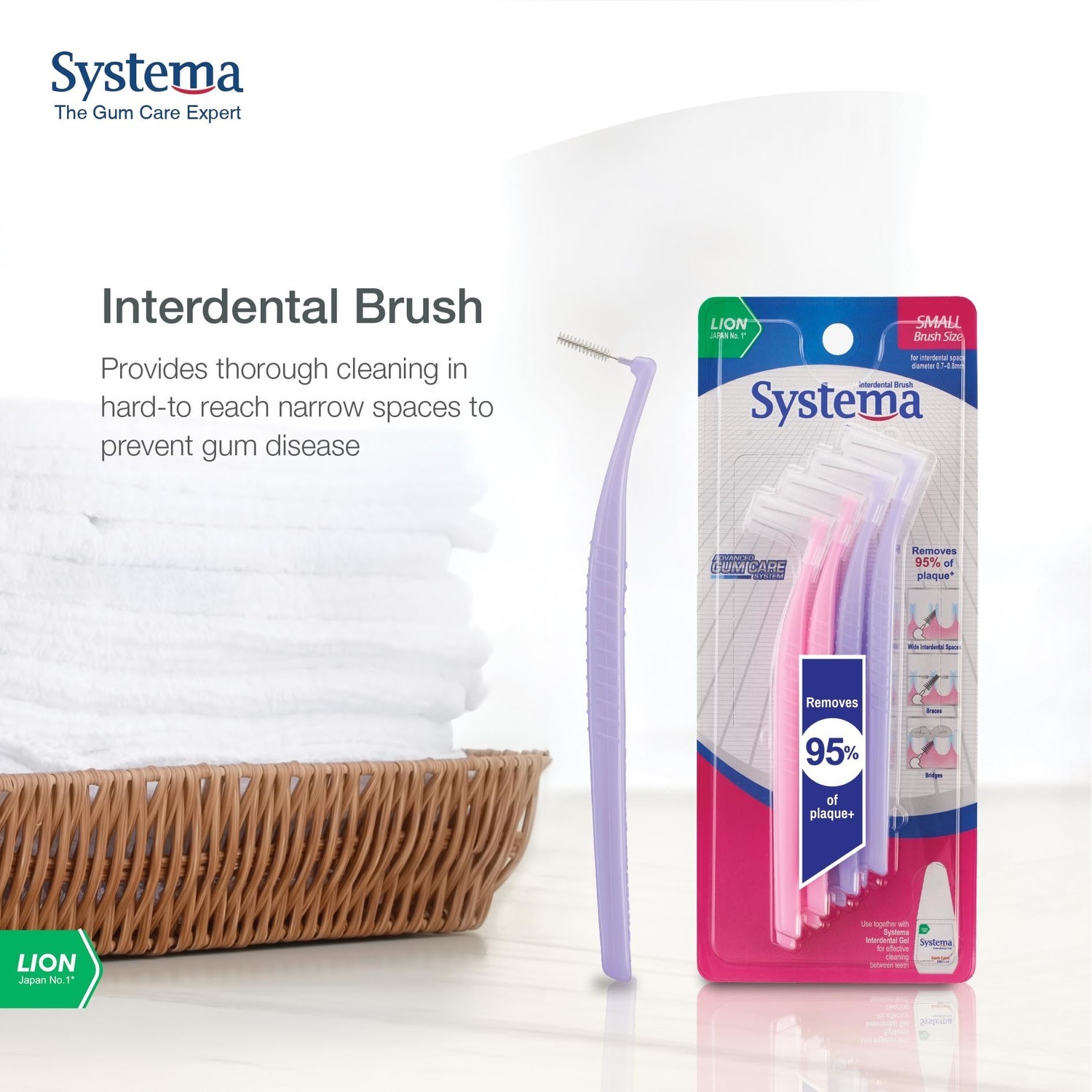 SYSTEMA INTERDENTAL BRUSHES
TWO (2) PACKETS for $14.95