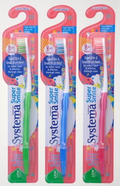 SUPER SMILE 8+ SUPER COMPACT HEAD SIZE  3 PCS FOR $14.95