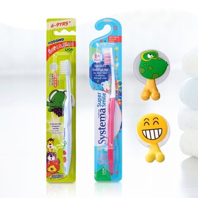 KODOMO & Super Smile 8+ Toothbrushes
