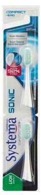 SYSTEMA Sonic Replaceable Brush Heads ( Blue)