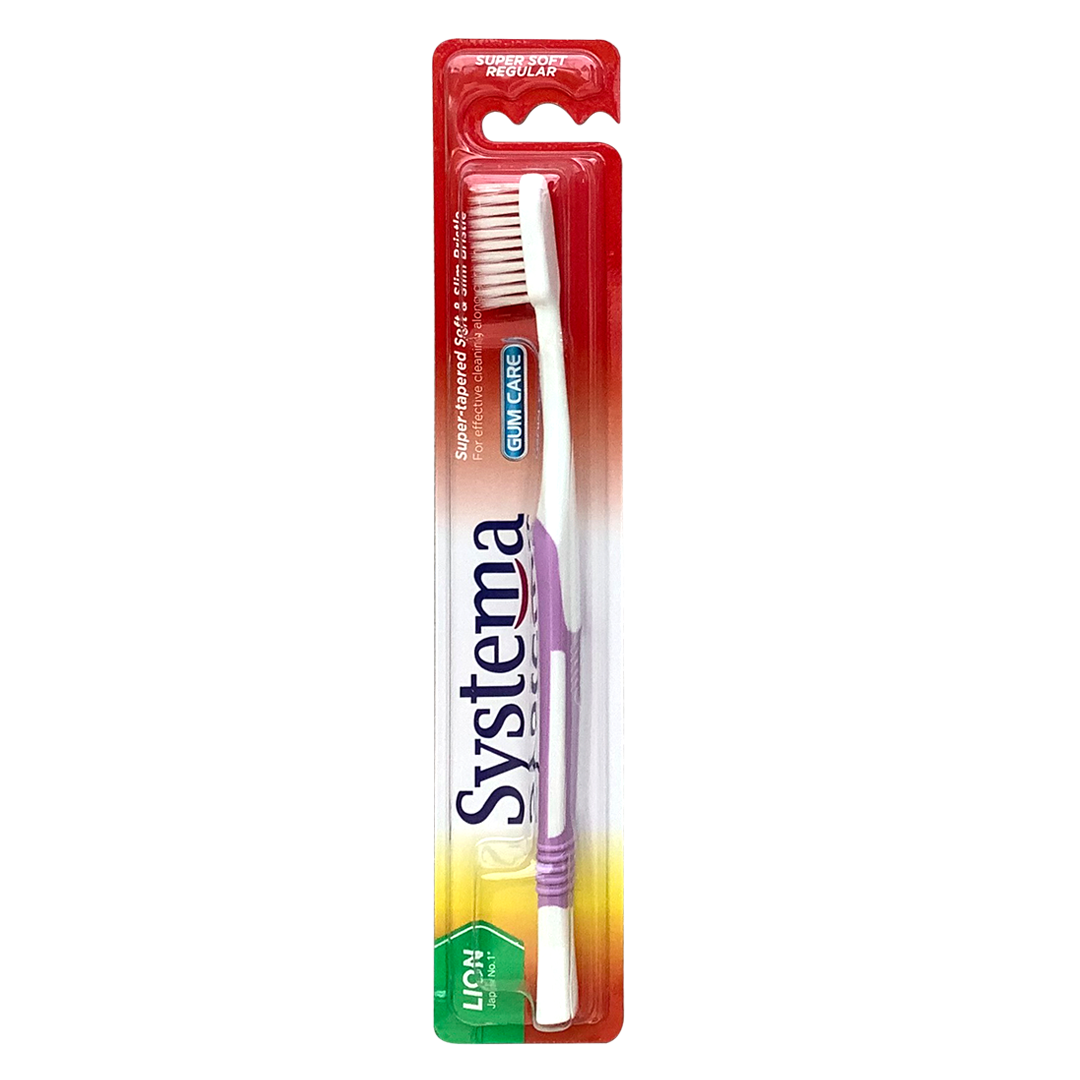SYSTEMA Gum Care Super Soft Toothbrush (Japan's No. 1 brand) Regular 4X $19.95