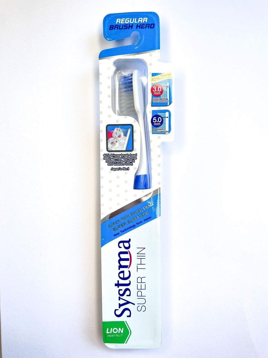 Systema Super Thin Toothbrush (Japan's No. 1 brand) Regular Head 4X $19.95