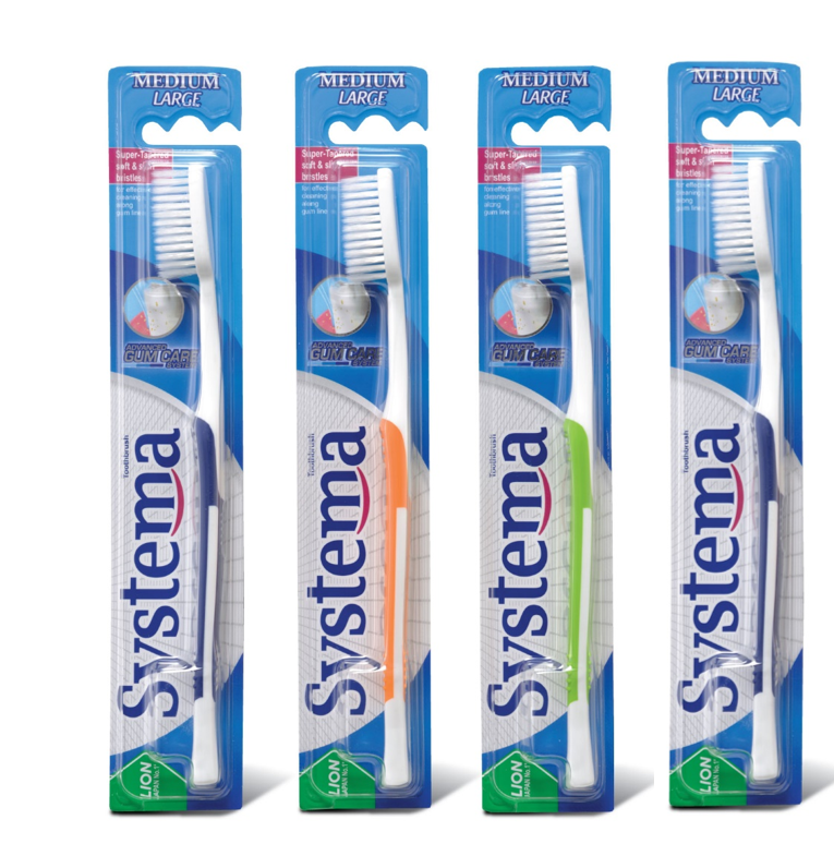 MEDIUM BRISTLES LARGE HEAD