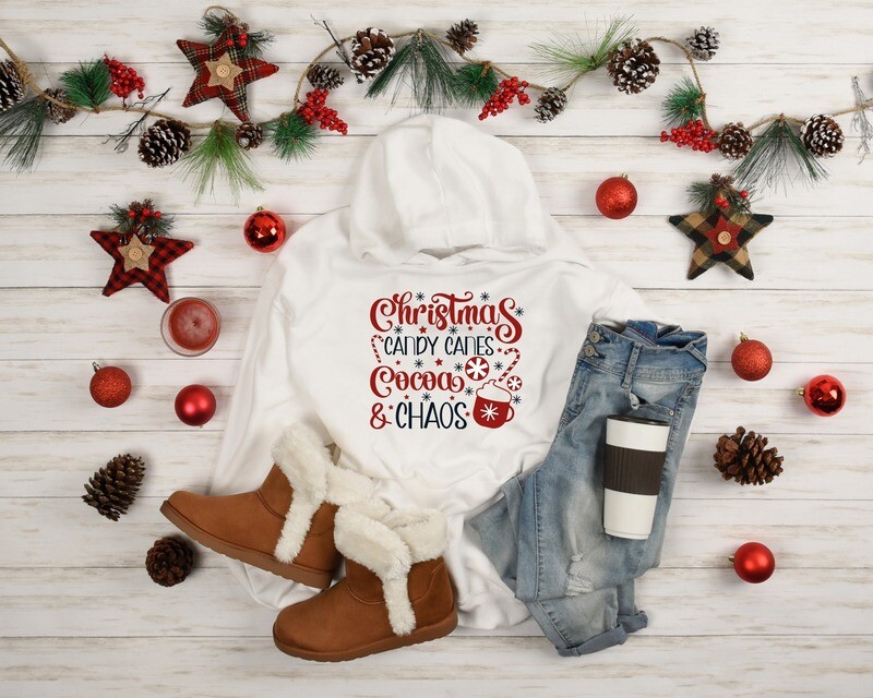 Candy Canes, Cocoa and Chaos Hoodie