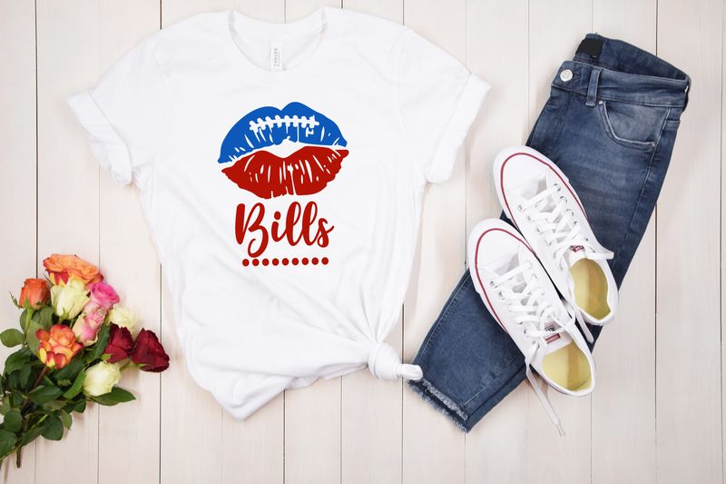 Bills with Red &amp; Blue Lips