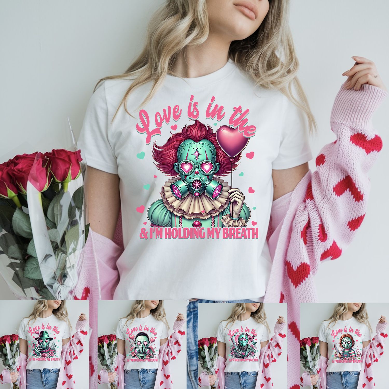 ​Fun Valentine&#39;s Day Horror Tees – Love with a Killer Twist!