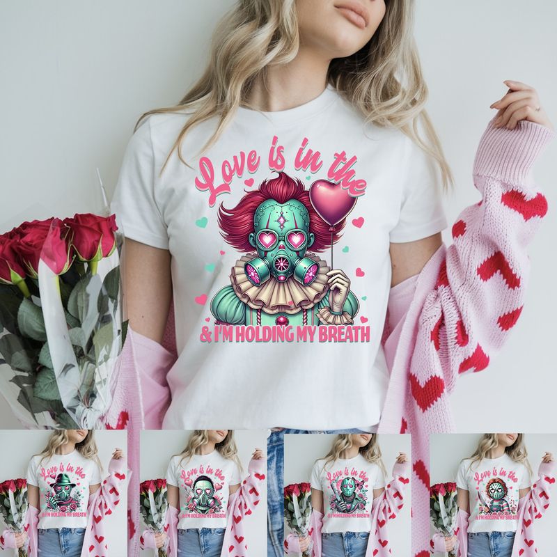 ​Fun Valentine's Day Horror Tees – Love with a Killer Twist!