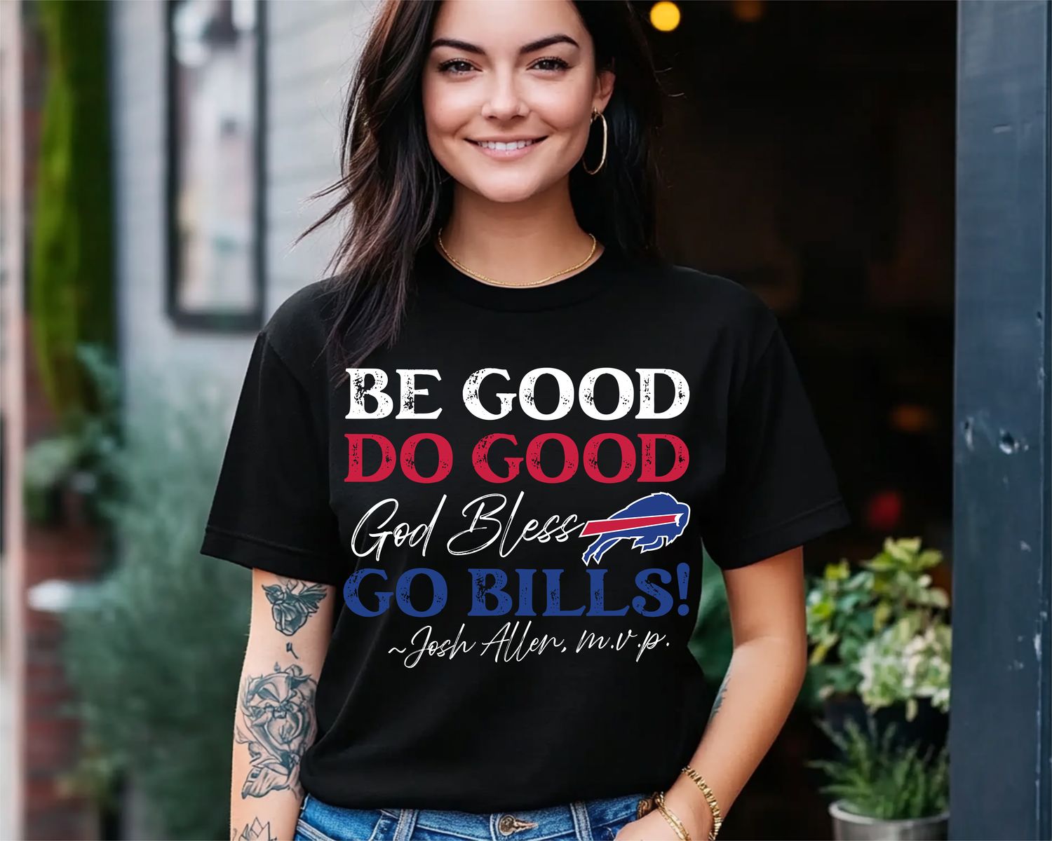 Josh Allen MVP &amp; Be Good Do Good Apparel
